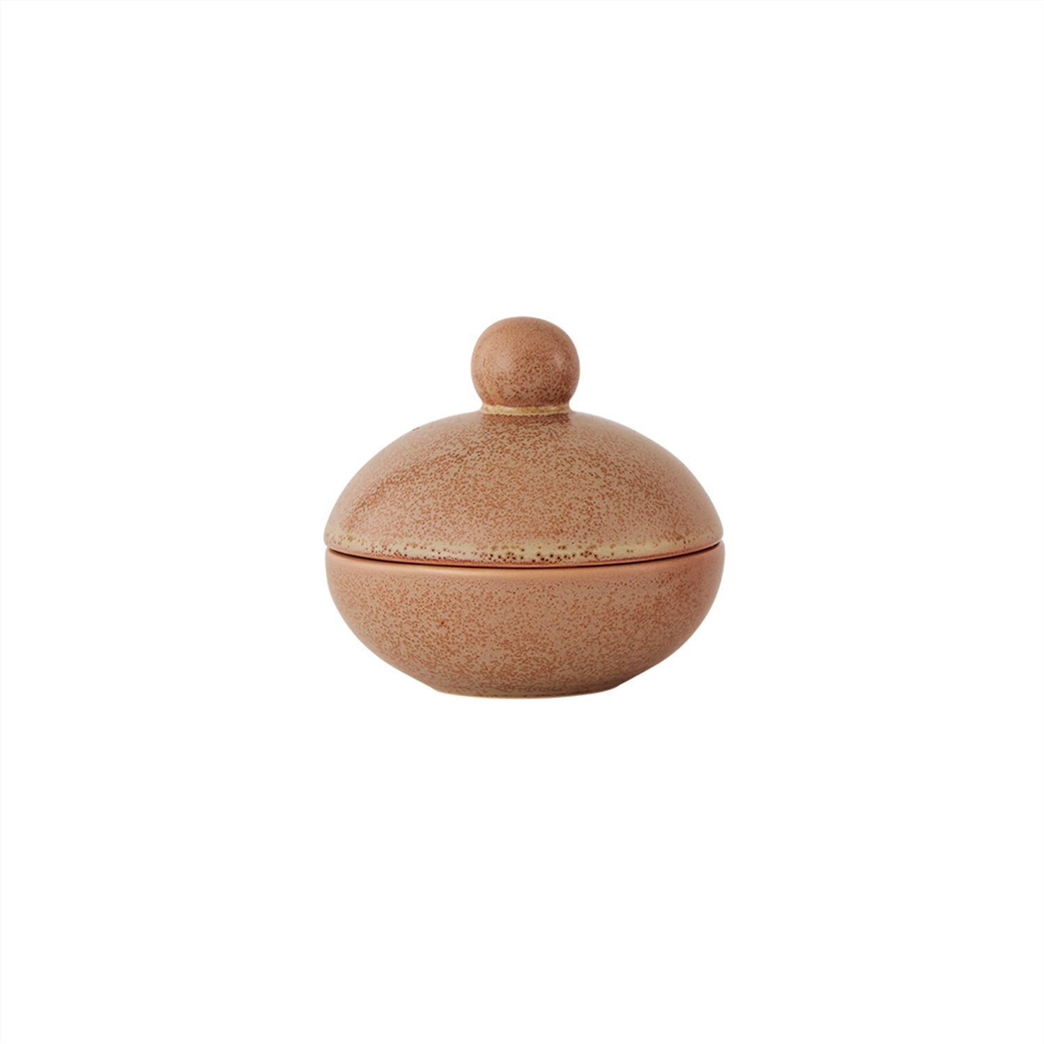 Saga_20Bonbonniere_20-_20Low-Jar-L300264-302_20Camel Saga Bonbonniere - Low - Camel - Image 1
