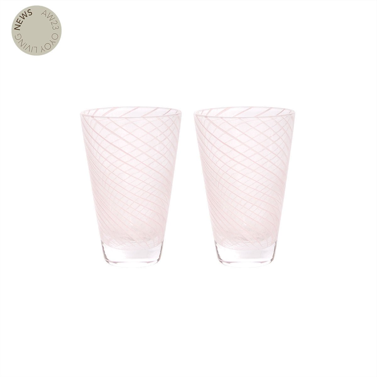 Yuka_Swirl_Glass_-_Pack_of_2-Dining_Ware-L301055-2_172aec09-3ab8-45cc-a9ab-f78440aa61f9 Yuka Swirl Glass - Pack of 2 - Image 1